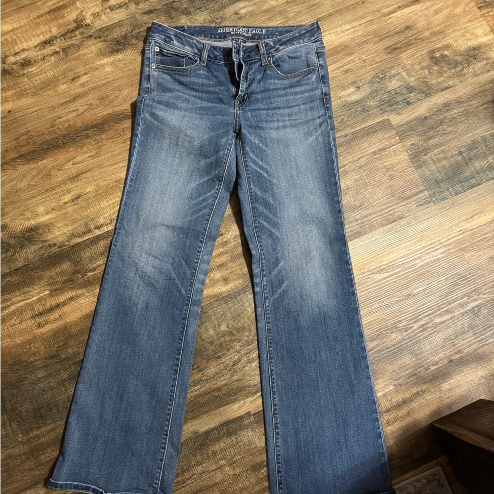American Eagle Outfitters Women's Classic Blue Boot Cut Jeans